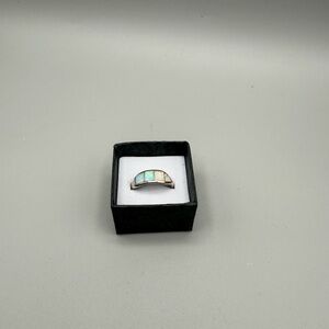 Navajo opal inlay ring
